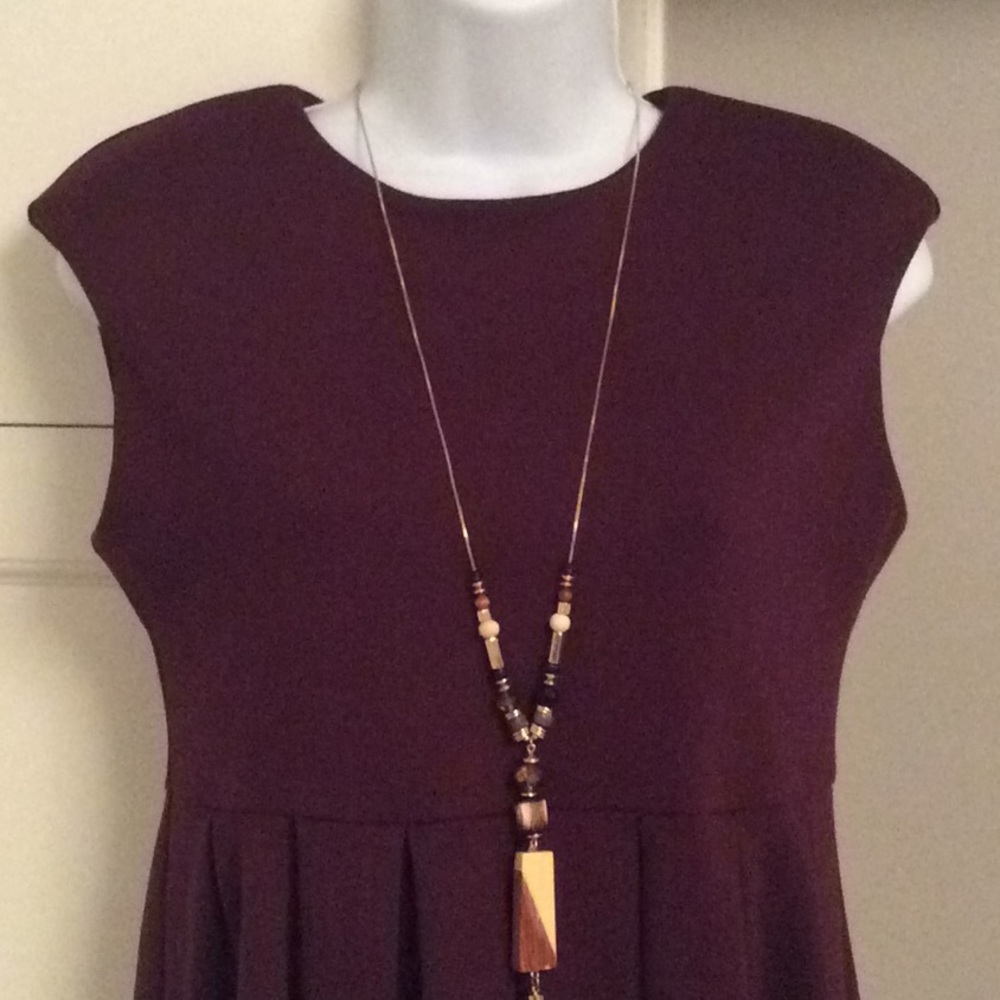 Zara dark red dress - Picture 3 of 6